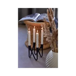 Roots lysestake Roots 4 armer svart