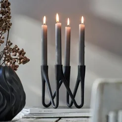 Roots lysestake Roots 4 armer svart