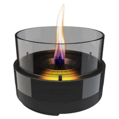 Rosie lykt 0,3L bred svart/smoke