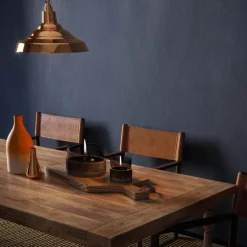 Rosie lykt 0,3L bred svart/smoke