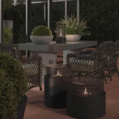 Rosie lykt 0,15L svart/smoke