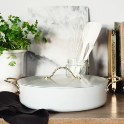 Royal Pearl gryte med lokk 4,1L hvit