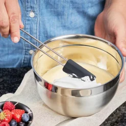 Rørebolle i stål 3,1L ø20 cm