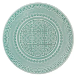 Rua Nova tallerken flat 22 cm aqua