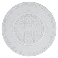 Rua Nova tallerken flat 22 cm antikkhvit