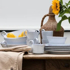 Rua Nova tallerken/fat 34 cm antikkhvit