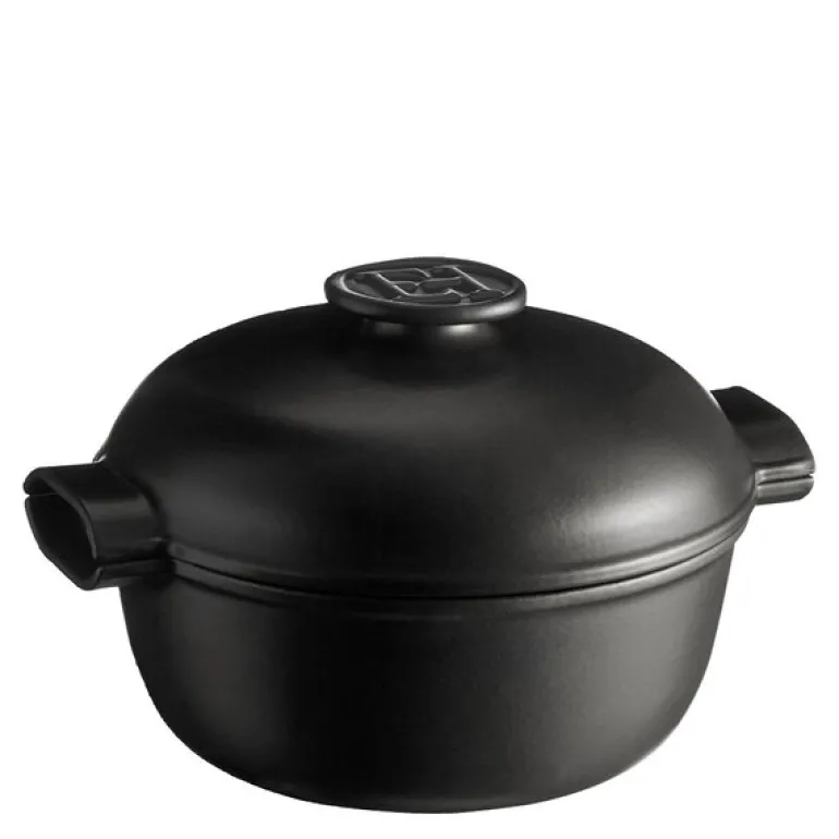 Rund gryte cocotte 4L 30x27 cm mørkegrå