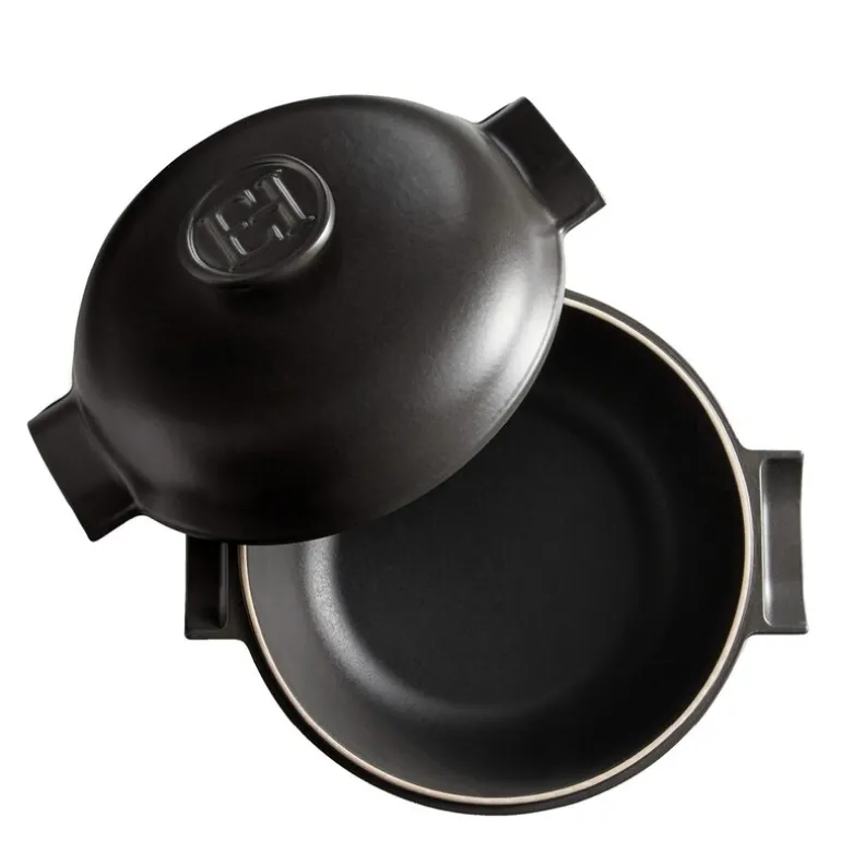 Rund gryte cocotte 4L 30x27 cm mørkegrå