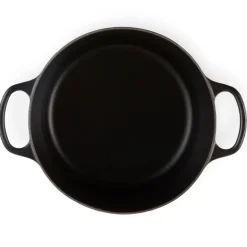 Rund støpejernsgryte 5L/24 cm matte black