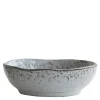 Rustic skål 14 cm grå/blå