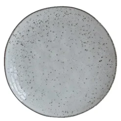 Rustic tallerken 20 cm grå/blå