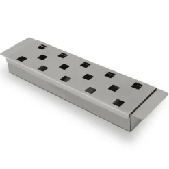 Røykboks 33,5x9,5x3 cm rustfritt stål