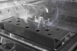 Røykboks 33,5x9,5x3 cm rustfritt stål