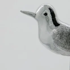 Safar juletrepynt 17 cm 4 stk sølv