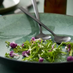 Salatsett svart matt