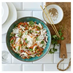 Salatskål 30 cm svart/grønn