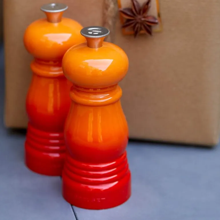 Salt- og pepperkvernsett 11 cm volcanic