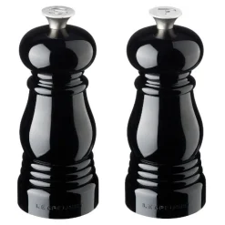 Salt- og pepperkvernsett 11 cm black