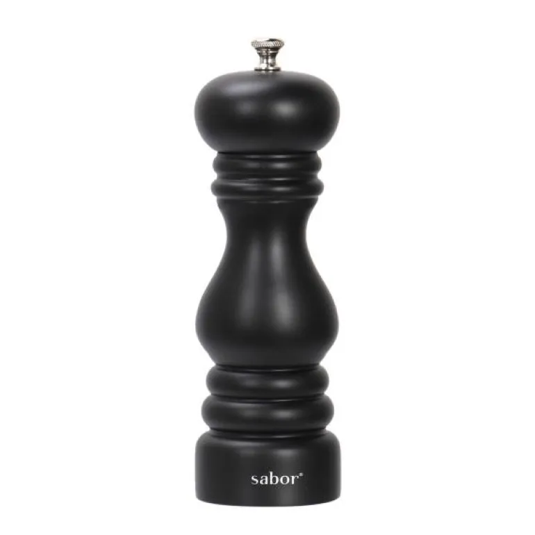 Saltkvern 20 cm matt svart