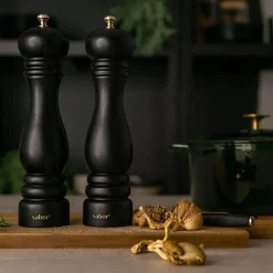 Saltkvern 30 cm matt svart