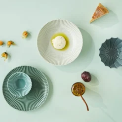 Samsurium serveringsskål 25,4 cm grå