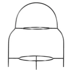 Sana tallerkenstativ silver finish