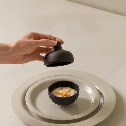 Sand Secrets skål 8 cm black clay