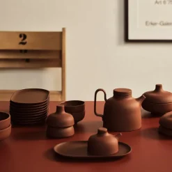 Sand Secrets skål 12 cm red clay