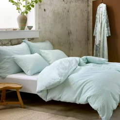 Sanna sengetøy 140x200 cm aqua