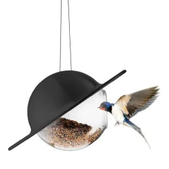 Saturn fuglemater 15x24 cm svart