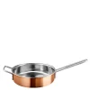Sautepanne 24 cm kobber