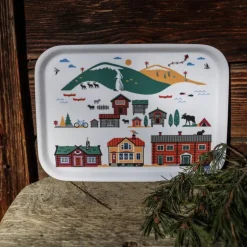 Scandinavian Mountains brett 27x20 cm summer