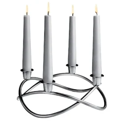 Season advent lysestake 26 cm matt stål