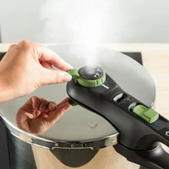 Secure Trendy trykkoker m/dampkurv 8L