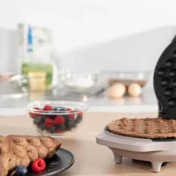 Select boblevaffeljern 1000W grå