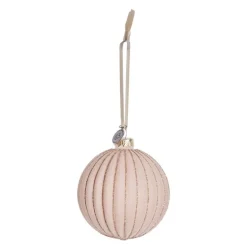 Sella julekule 8 cm pudder