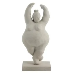 Serafina figur 28 cm grå