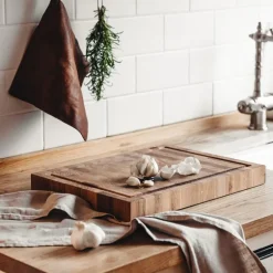 Serveringsbrett 21x55 cm eik
