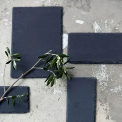 Serveringsbrett 18x28 cm grå