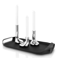 Serveringsbrett 43x25 cm svart