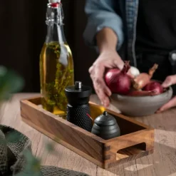 Serveringsbrikke i akasietre 32x12x4,5 cm