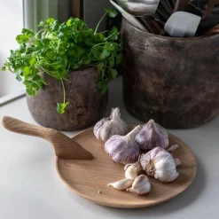 Serveringsfat Ø24,5 cm eik