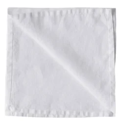 Serviett 45x45 cm bleached white