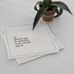 Servietter lunsj 16,5x16,5 cm 20 stk "heldig"