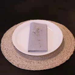 Servietter middag 20x20 cm grå