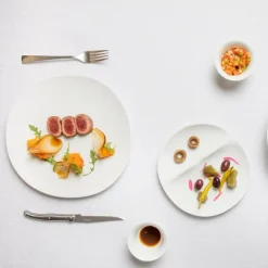 Shell middagstallerken 27,5x28,5 cm hvit