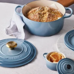 Signature rund gryte 6,7L chambray/gull