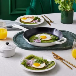 Signature stekepanne dyp støpejern 26 cm white