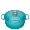 Signature støpejernsgryte rund 24 cm 4,2L caribbean