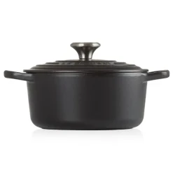 Signature støpejernsgryte rund 24 cm 4,2L matte black